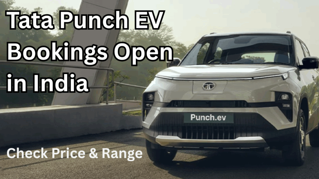 Tata Punch EV Bookings Open in India – Check Price & Range
