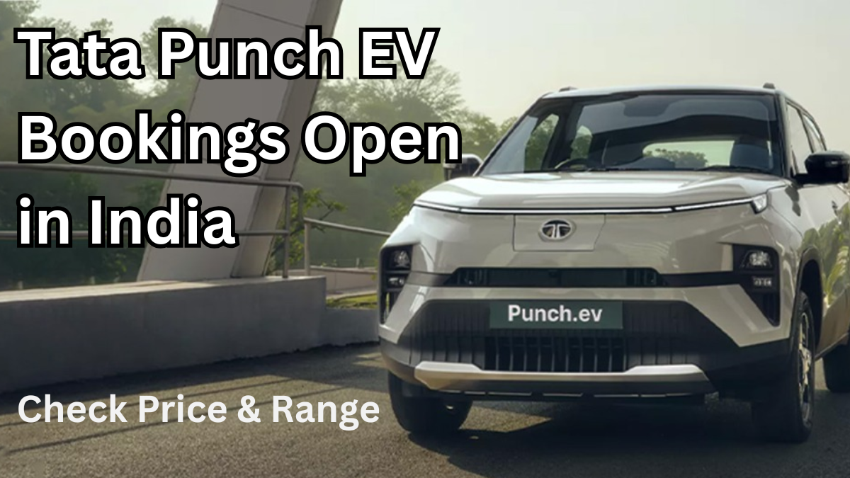 Tata Punch EV Bookings Open in India – Check Price & Range