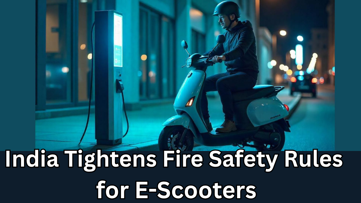 India Tightens Fire Safety Rules for E-Scooters – New BIS Standards in 2025