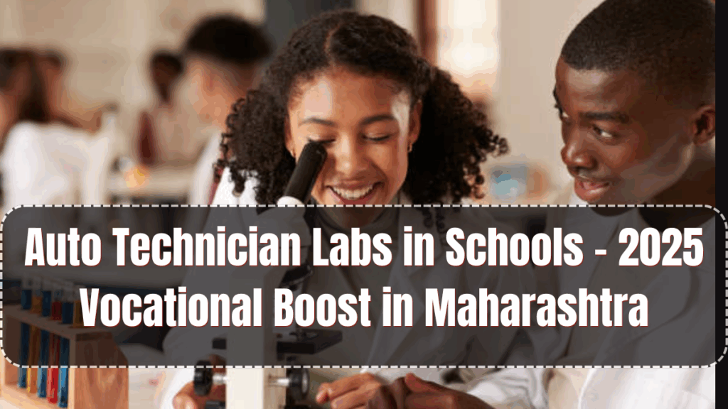 Auto Technician Labs in Schools – 2025 Vocational Boost in Maharashtra