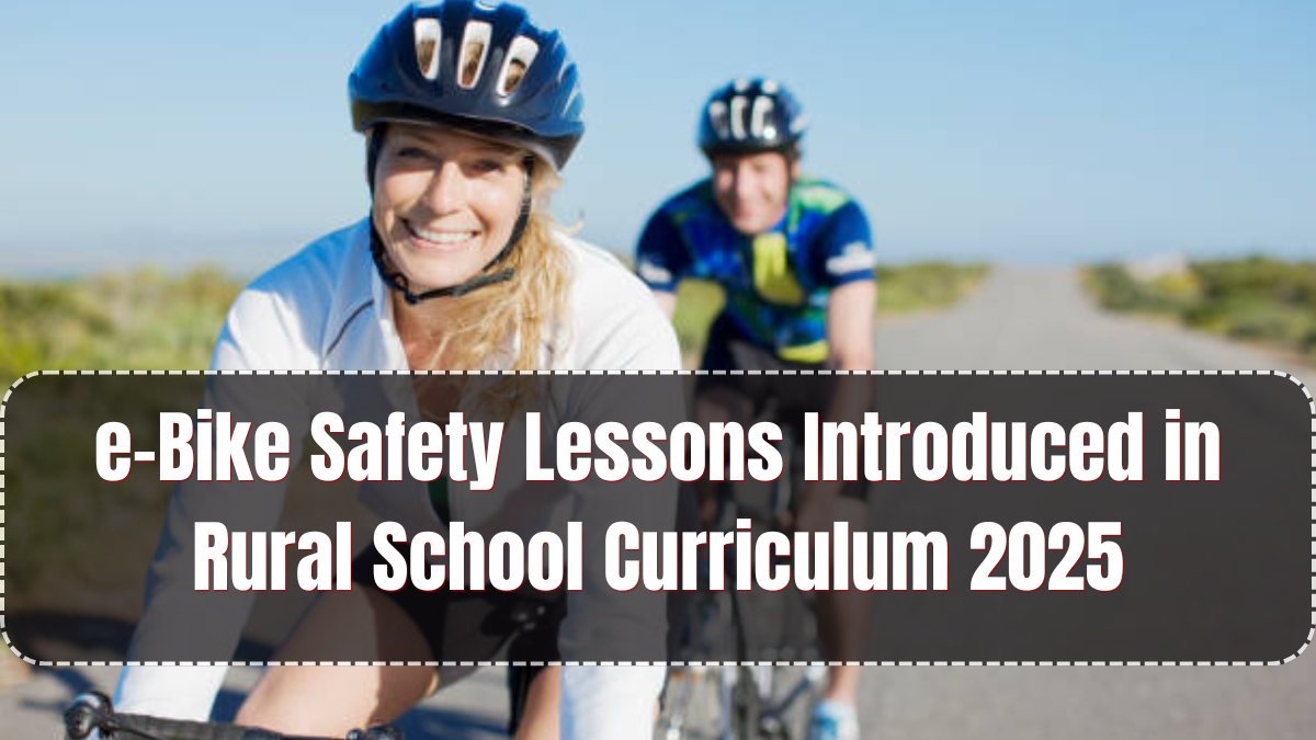 e-Bike Safety Lessons Introduced in Rural School Curriculum 2025