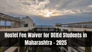 Hostel Fee Waiver for DElEd Students in Maharashtra – 2025