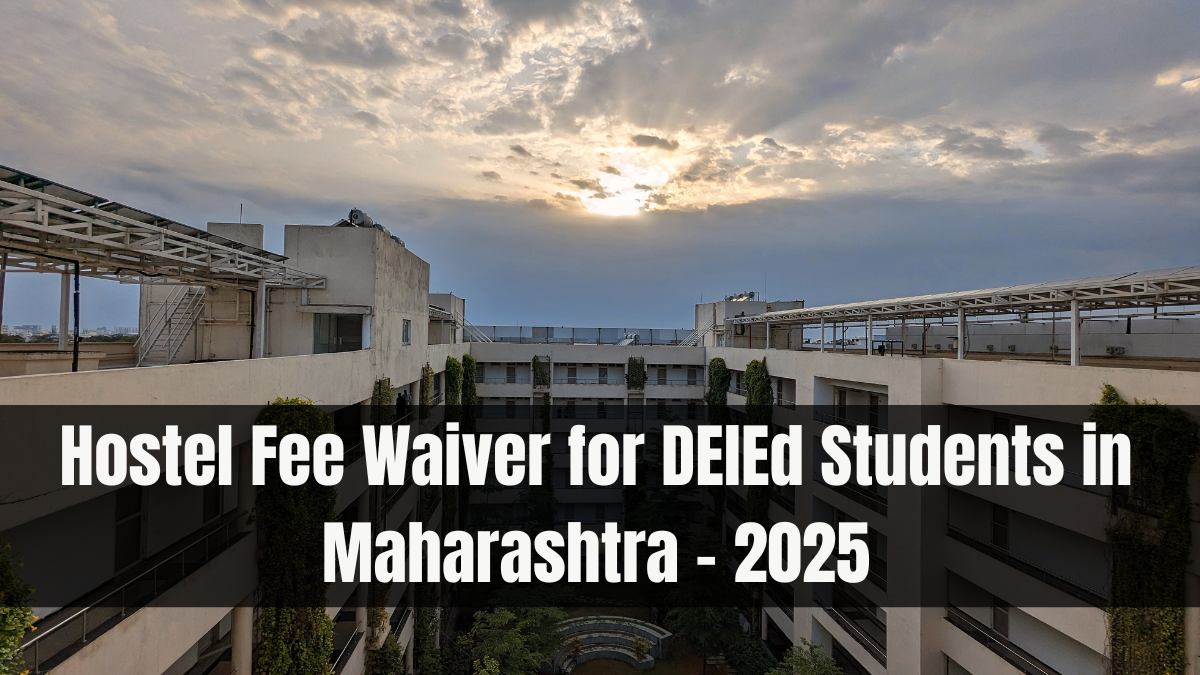 Hostel Fee Waiver for DElEd Students in Maharashtra – 2025