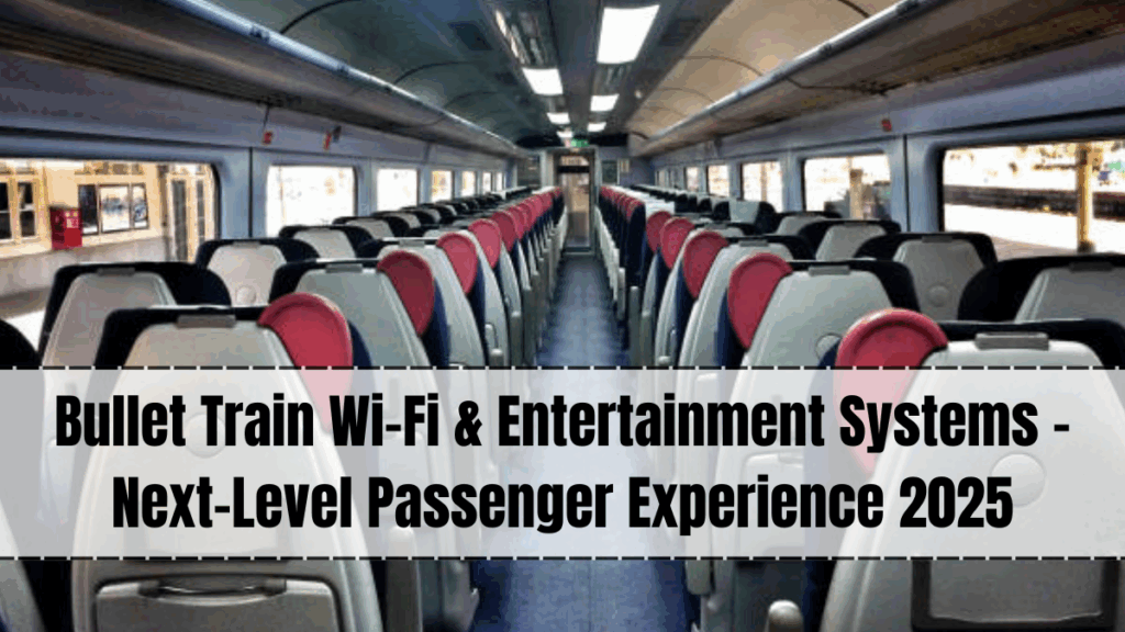 Bullet Train Wi-Fi & Entertainment Systems – Next-Level Passenger Experience 2025