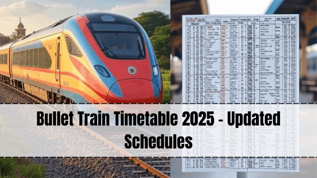 Bullet Train Timetable 2025 – Updated Schedules